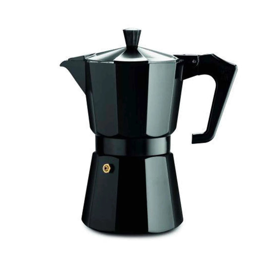Pezzetti Moka Pot 6 Cup Black